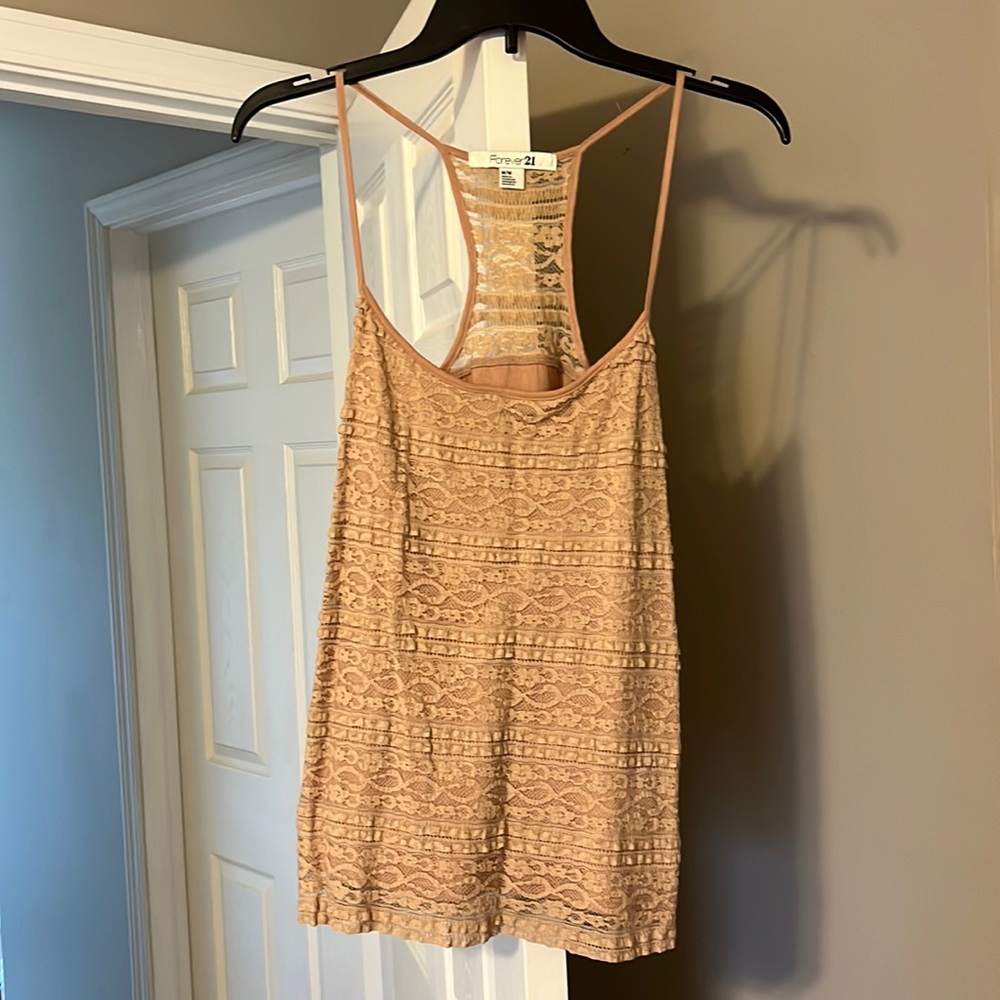 Forever 21 Lace Tank Top